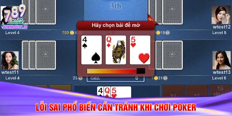 Xì Tố 789Club - Bí Quyết Chơi Bài Đỉnh Cao Và Luật Lệ Chi Tiết 4 Lỗi sai phổ biến cần tránh khi chơi Poker